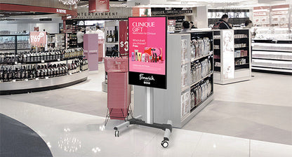 Tilting Floor Stand Trolley for Digital Screen size of 32"-70"